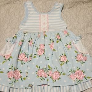 Dress with matching shorts